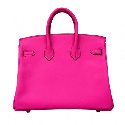 Hermes Handbag Birkin 25 Swift Magnolia Silver — view 6