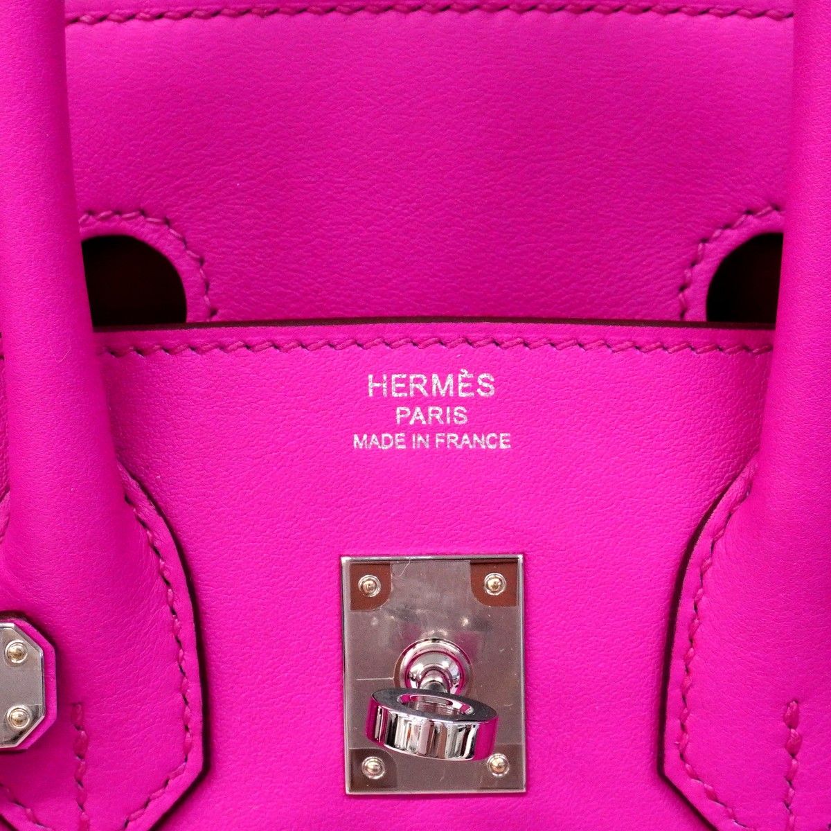 Hermes Handbag Birkin 25 Swift Magnolia Silver — view 5