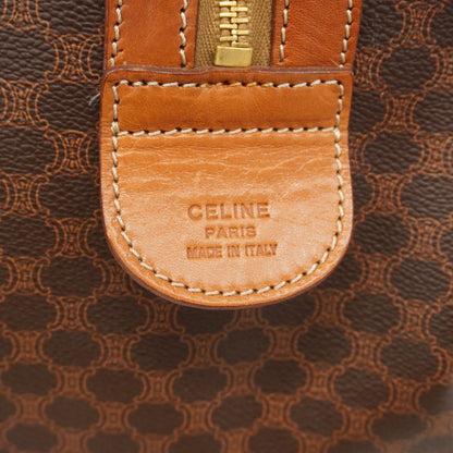 Celine Boston Bag Macadam Brown Gold — view 5