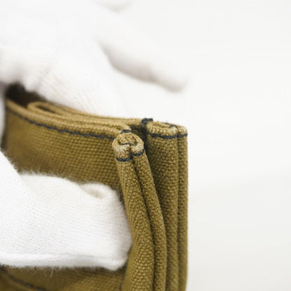Hermes Tote Fourre Tout MM Canvas Black Khaki Silver — view 7