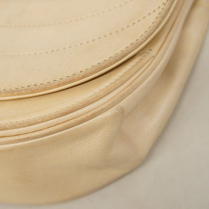 Chanel Shoulder Bag Lambskin Beige Gold — view 7