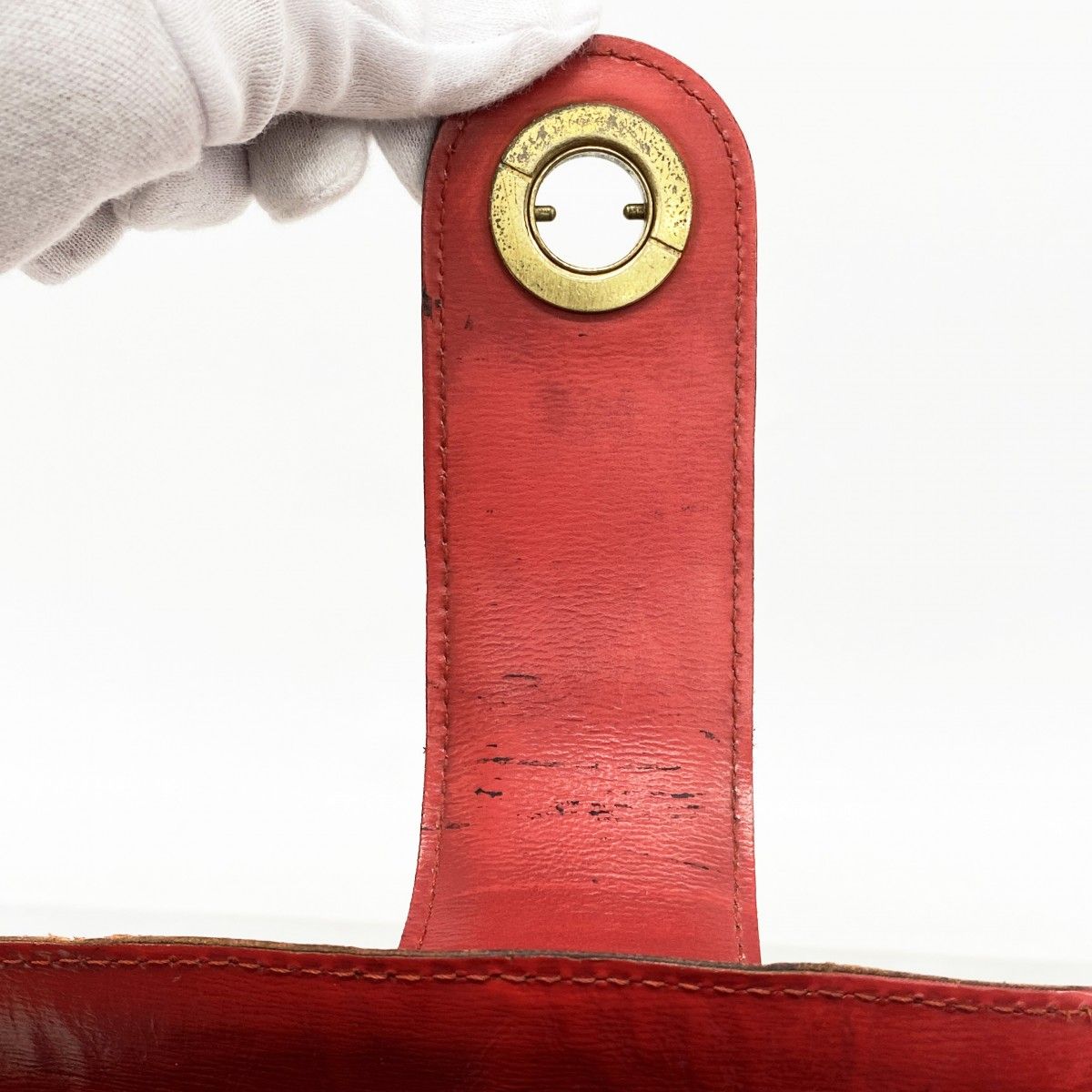 Louis Vuitton Shoulder Bag Epi Cluny Castilian Red — view 8