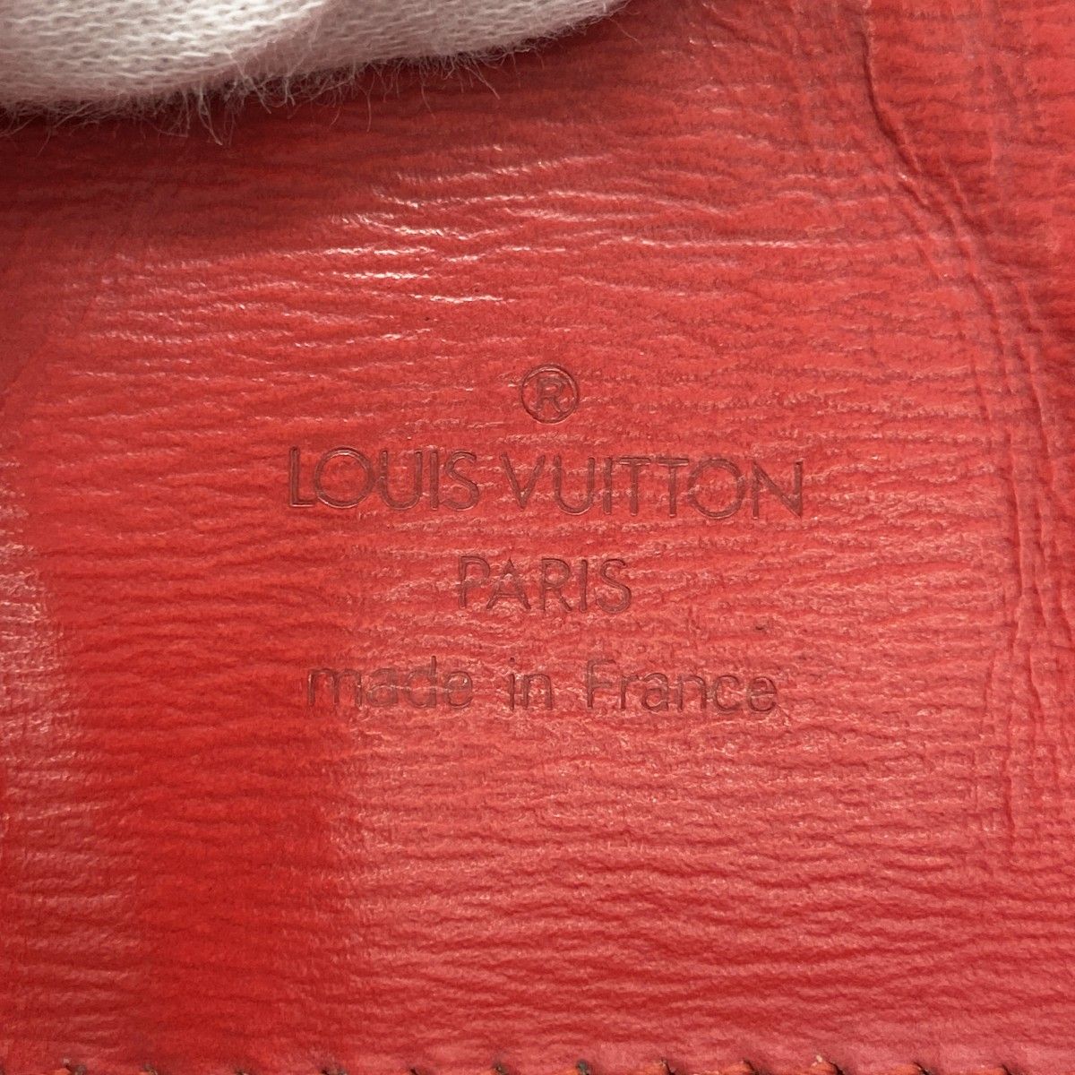 Louis Vuitton Shoulder Bag Epi Cluny Castilian Red — view 5