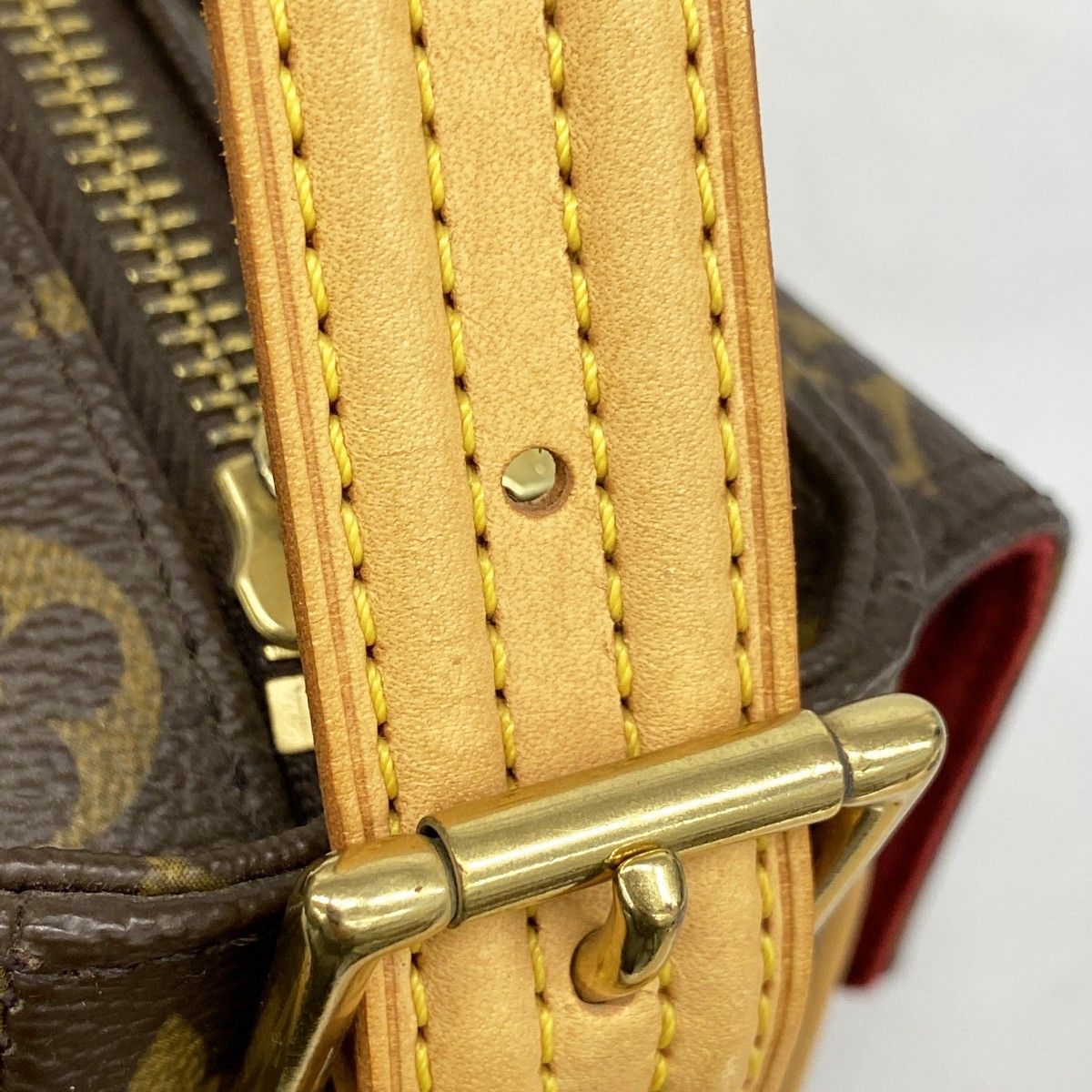 Louis Vuitton Shoulder Bag Monogram Viva Cite MM Brown — view 9