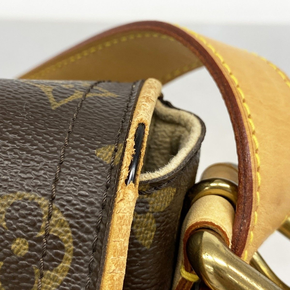 Louis Vuitton Shoulder Bag Monogram Hudson PM Brown — view 6
