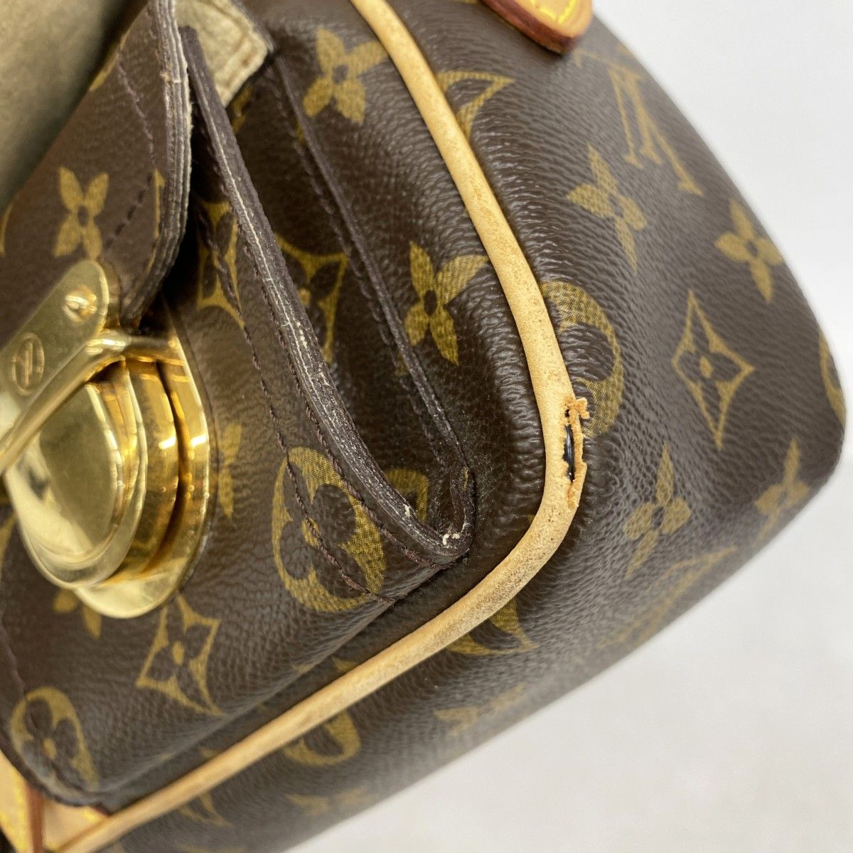 Louis Vuitton Shoulder Bag Monogram Hudson PM Brown — view 8