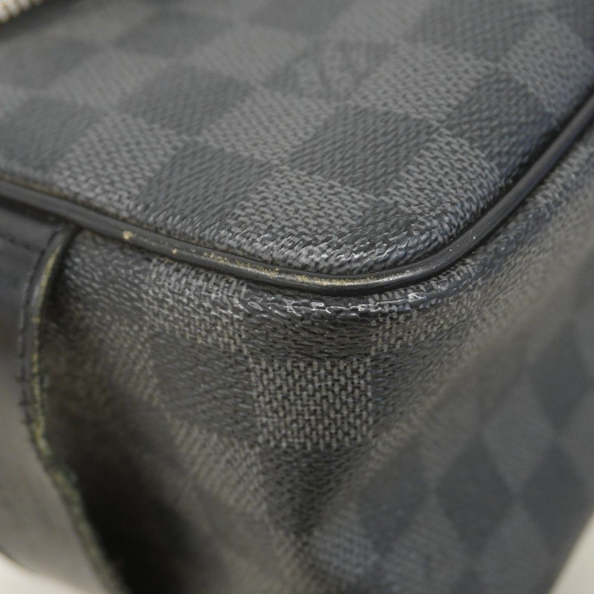 Louis Vuitton Pouch Damier Graphite Toilette Black Gray — view 7