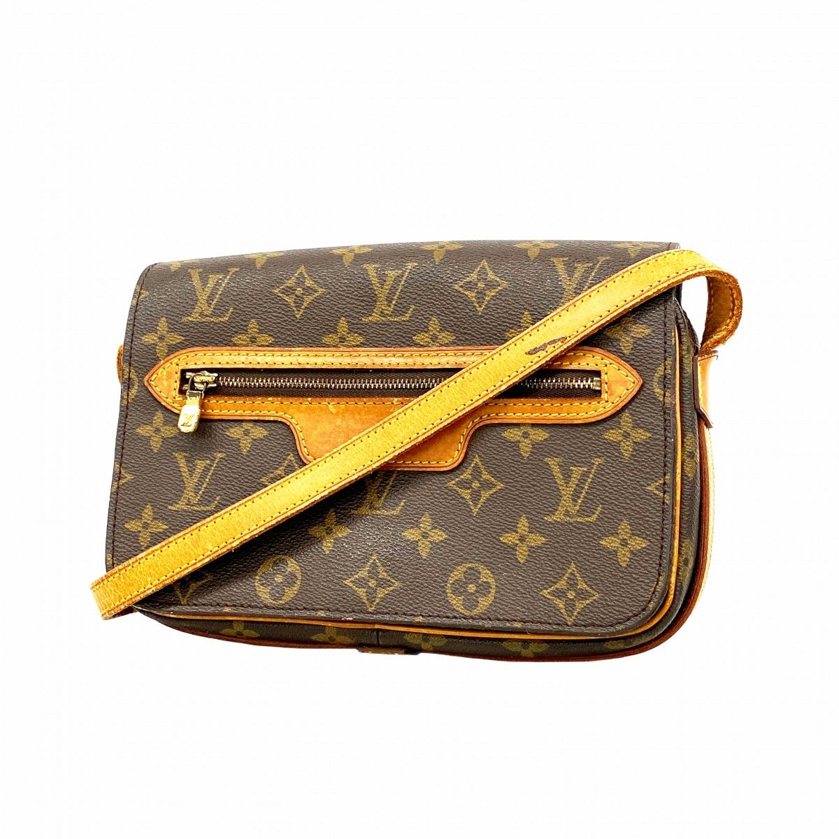 Louis Vuitton Shoulder Bag Monogram Saint Germain 24 Brown