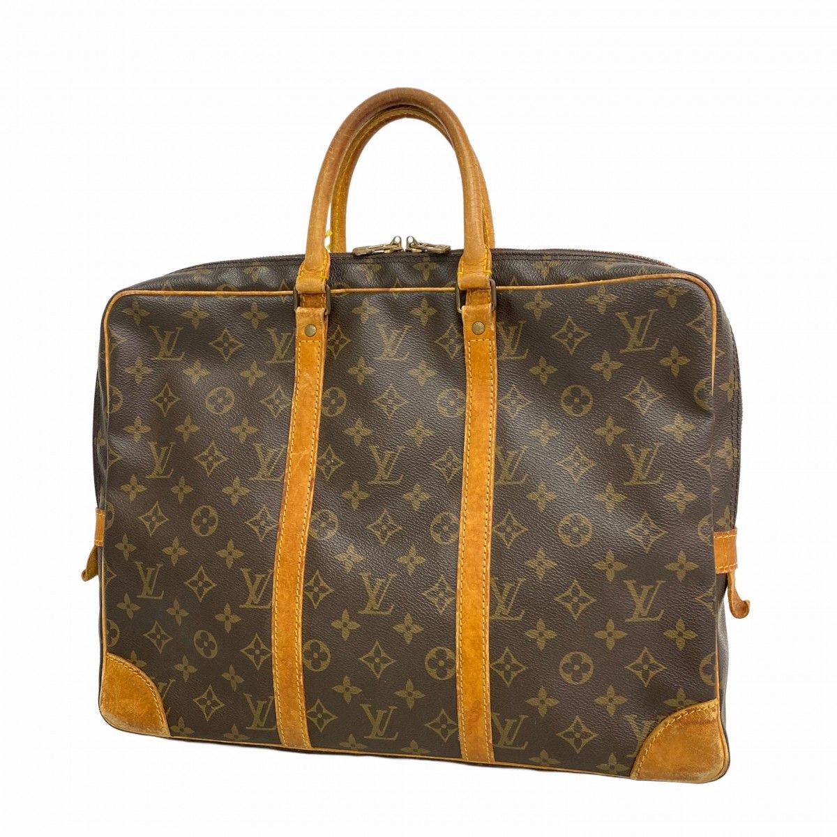 Louis Vuitton Business Bag Monogram Porte Documents Voyage Brown