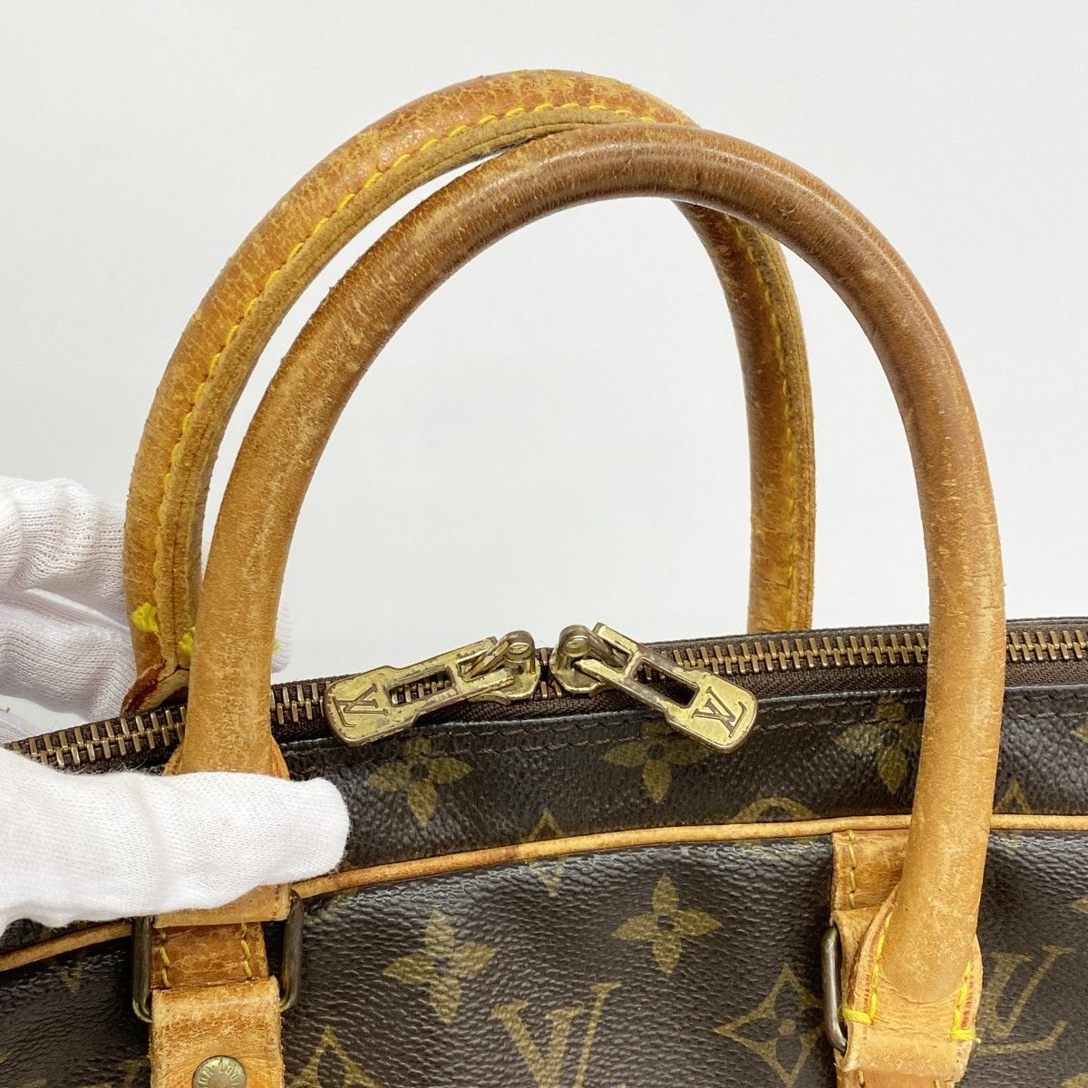 Louis Vuitton Business Bag Monogram Porte Documents Voyage Brown — view 7