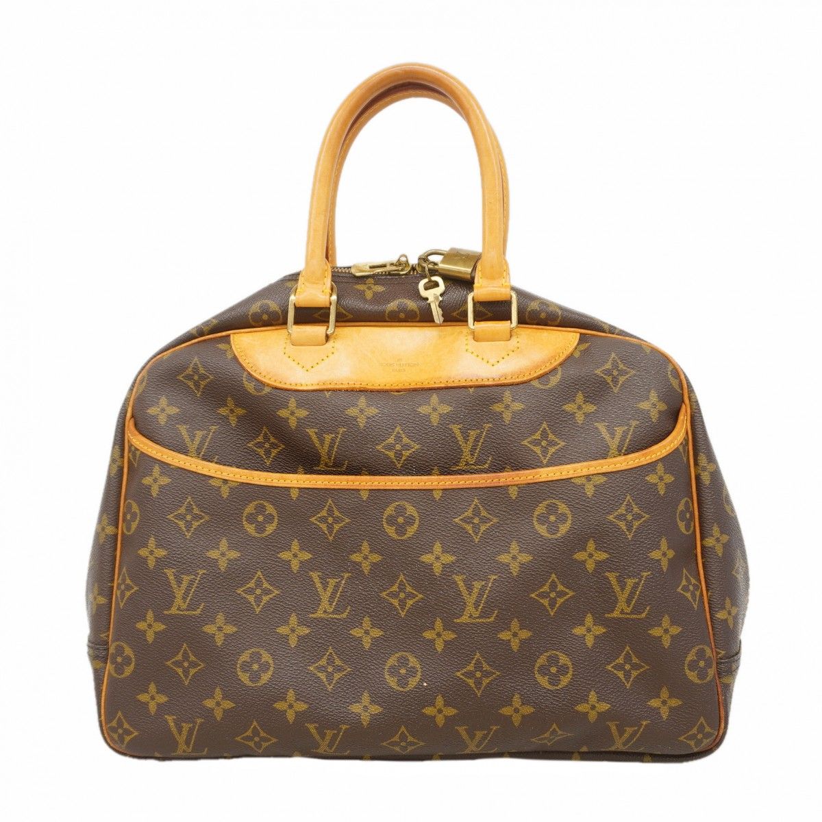 Louis Vuitton Handbag Monogram Deauville Brown