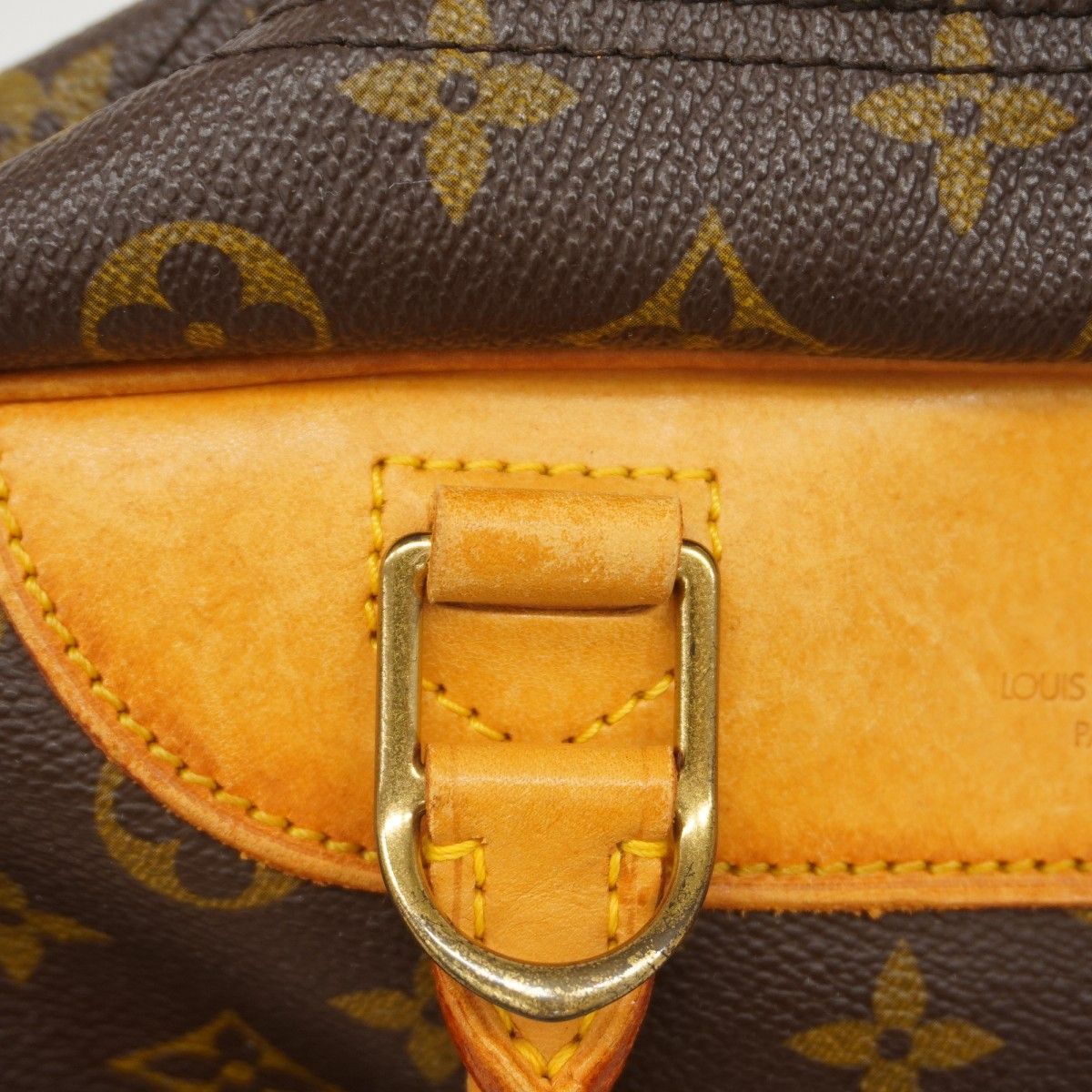 Louis Vuitton Handbag Monogram Deauville Brown — view 8