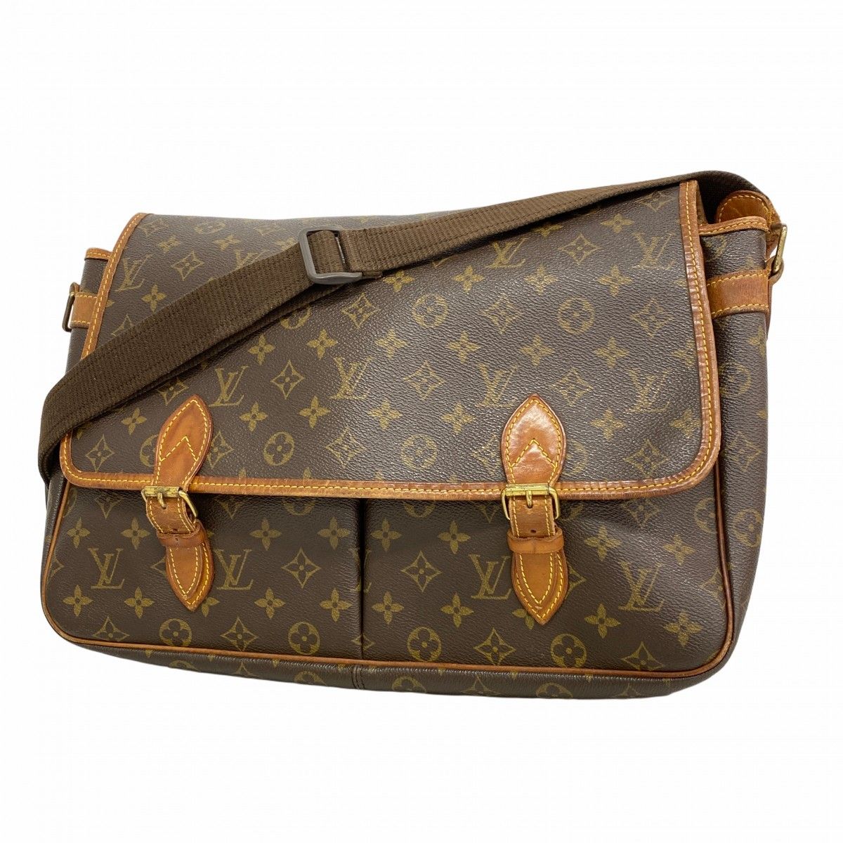 Louis Vuitton Shoulder Bag Monogram Givesiere GM Brown