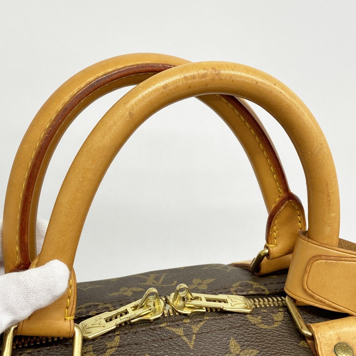 Louis Vuitton Boston Bag Monogram Keepall Bandouliere 55 Brown — view 6