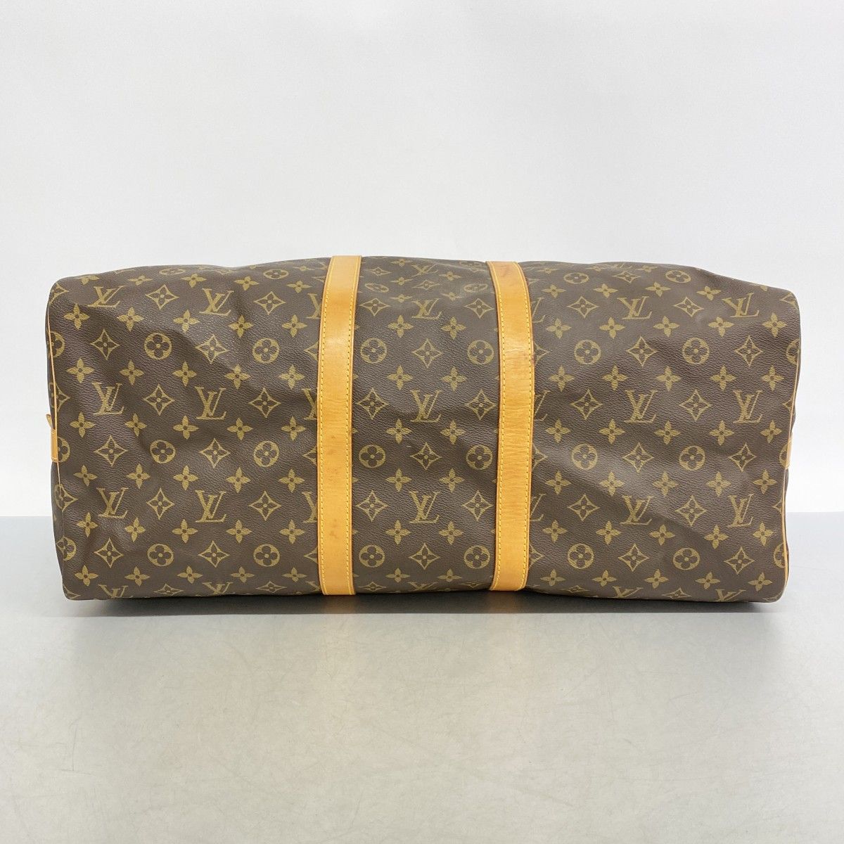Louis Vuitton Boston Bag Monogram Keepall Bandouliere 55 Brown — view 3