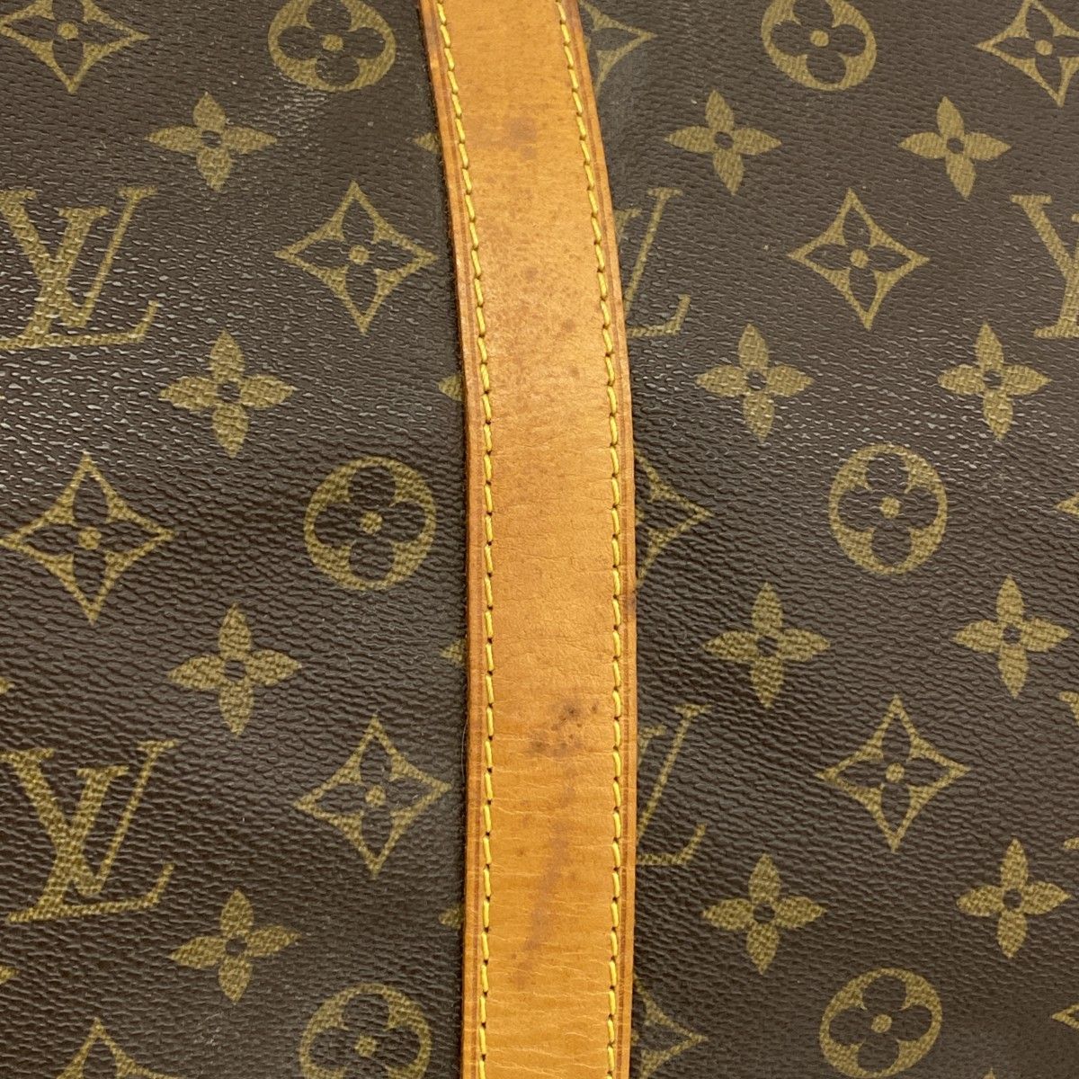 Louis Vuitton Boston Bag Monogram Keepall Bandouliere 55 Brown — view 8
