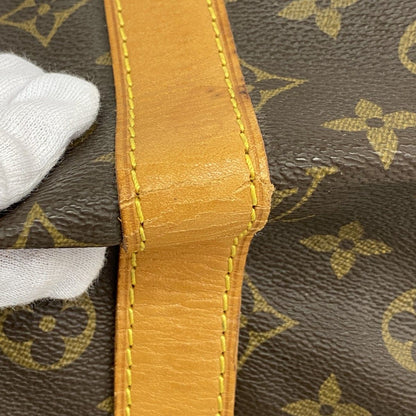 Louis Vuitton Boston Bag Monogram Keepall Bandouliere 55 Brown — view 9