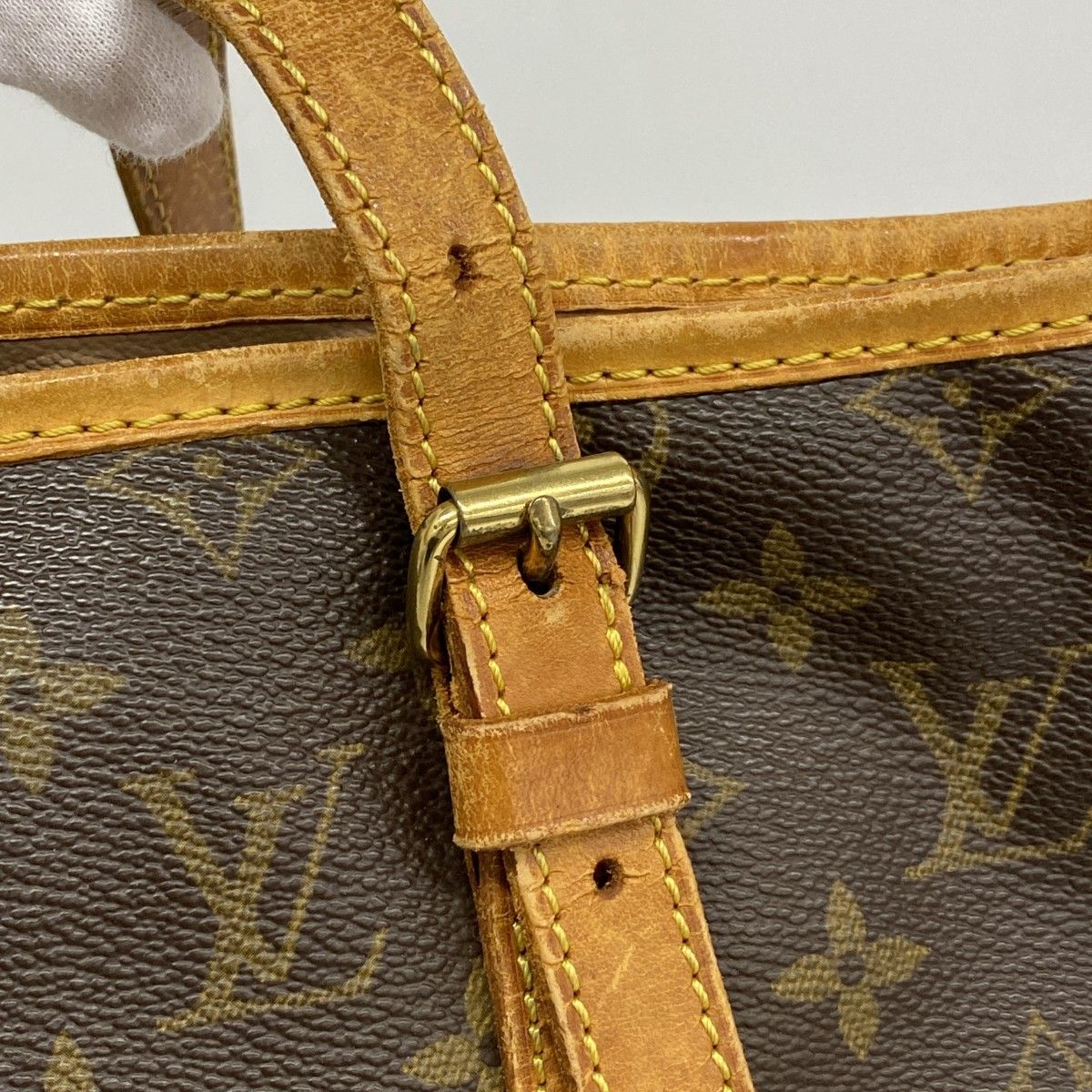 Louis Vuitton Tote Monogram Bucket GM Brown — view 8