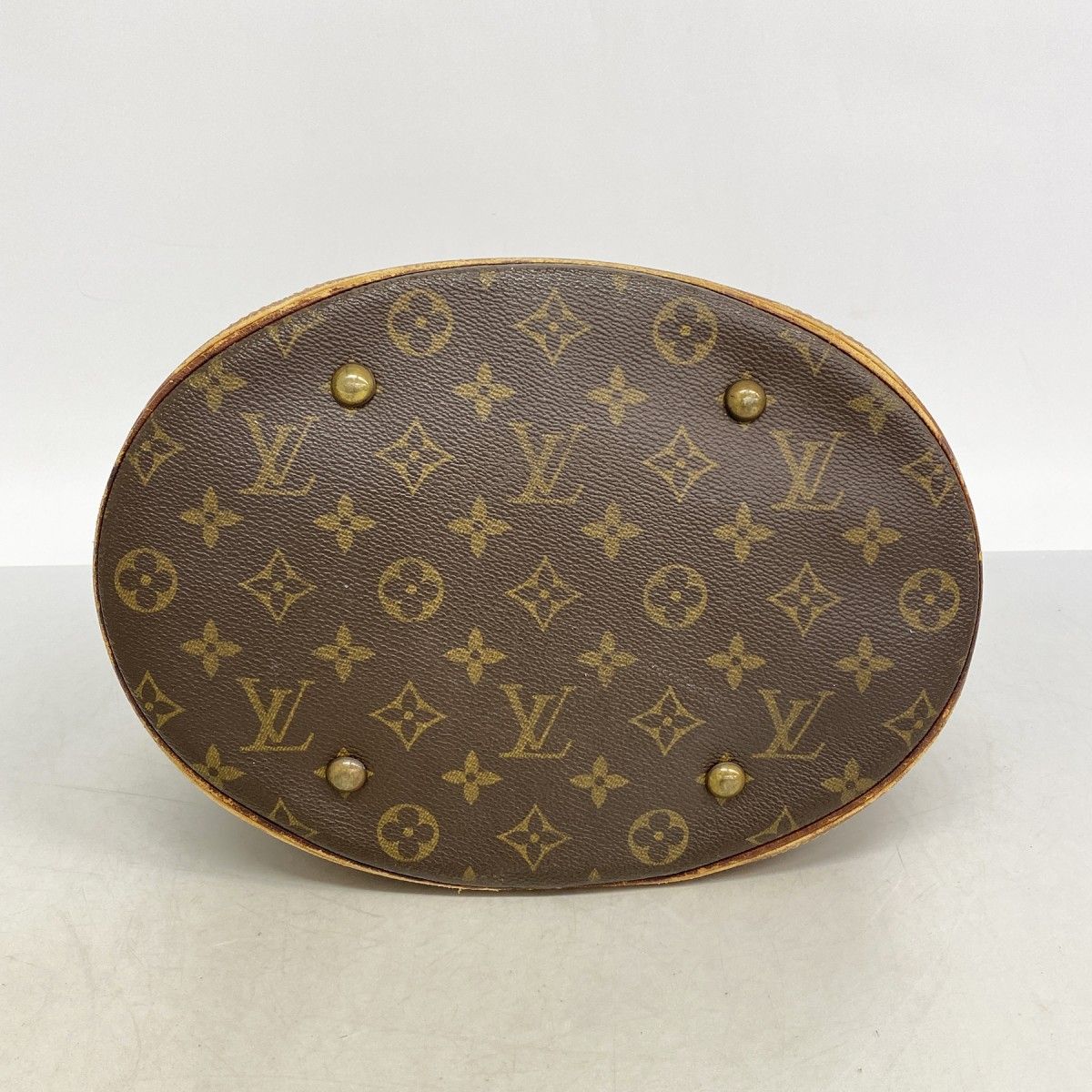 Louis Vuitton Tote Monogram Bucket GM Brown — view 3