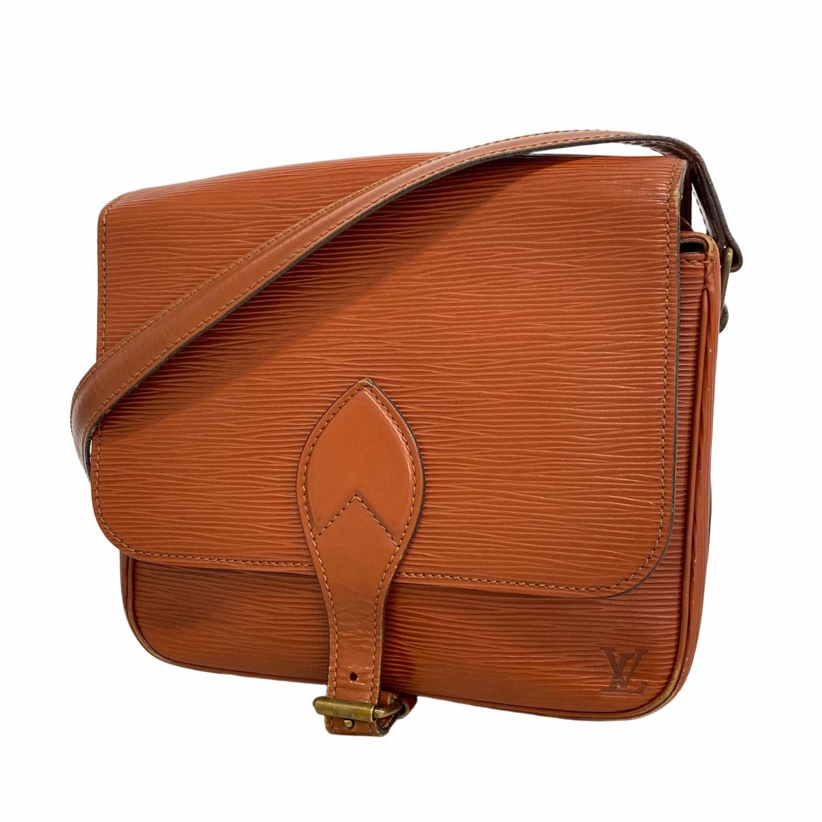 Louis Vuitton Shoulder Bag Epi Cartouchiere Kenya Brown