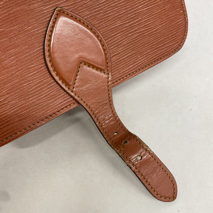 Louis Vuitton Shoulder Bag Epi Cartouchiere Kenya Brown — view 6