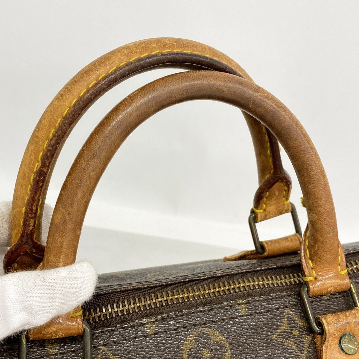 Louis Vuitton Handbag Monogram Speedy 30 Brown — view 7
