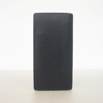 Louis Vuitton Wallet Taiga Portefeuille Brazza Blue Marine — view 7