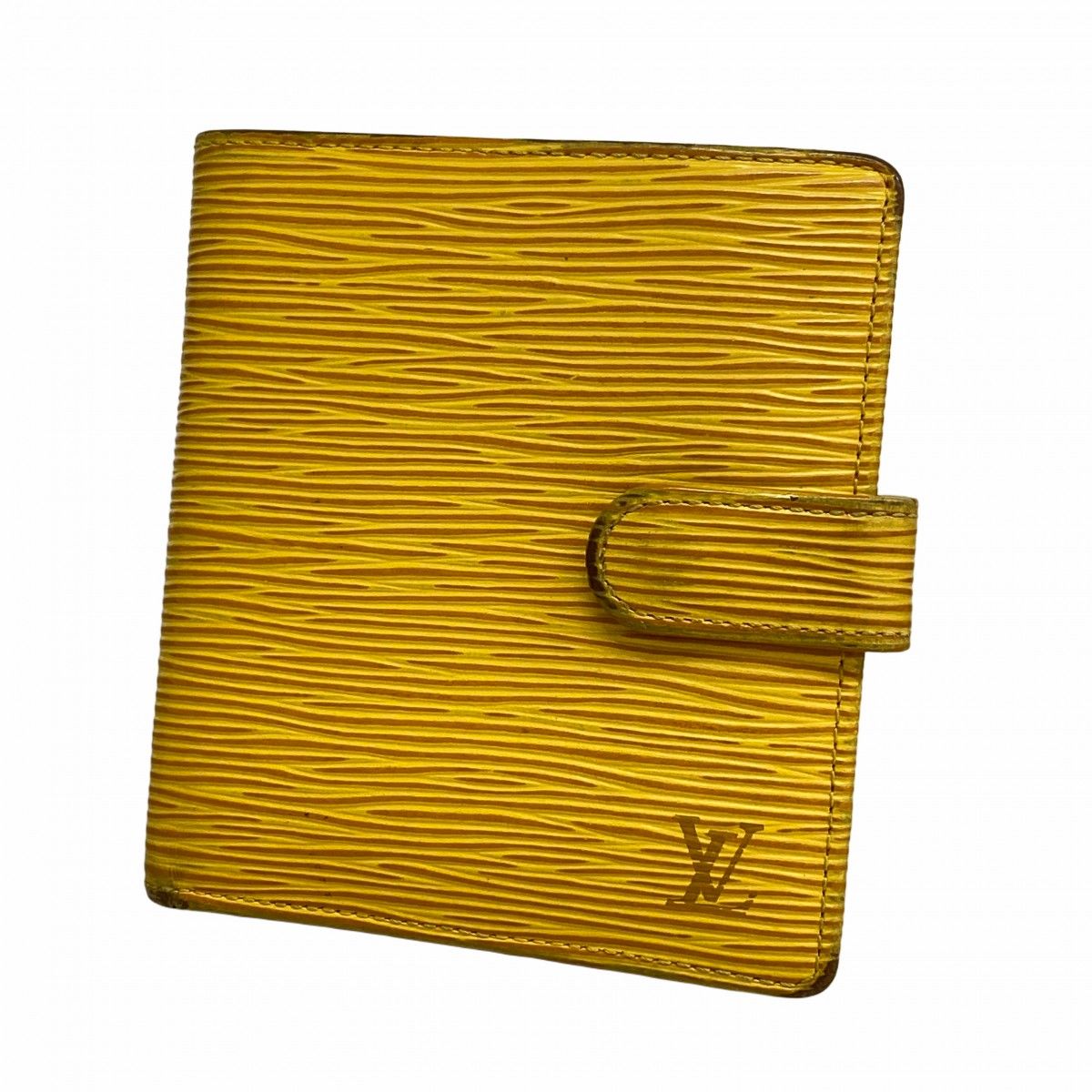 Louis Vuitton Wallet Epi Portobier Compact Jaune