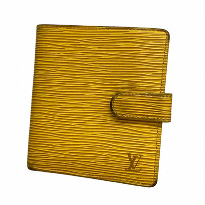 Louis Vuitton Wallet Epi Portobier Compact Jaune