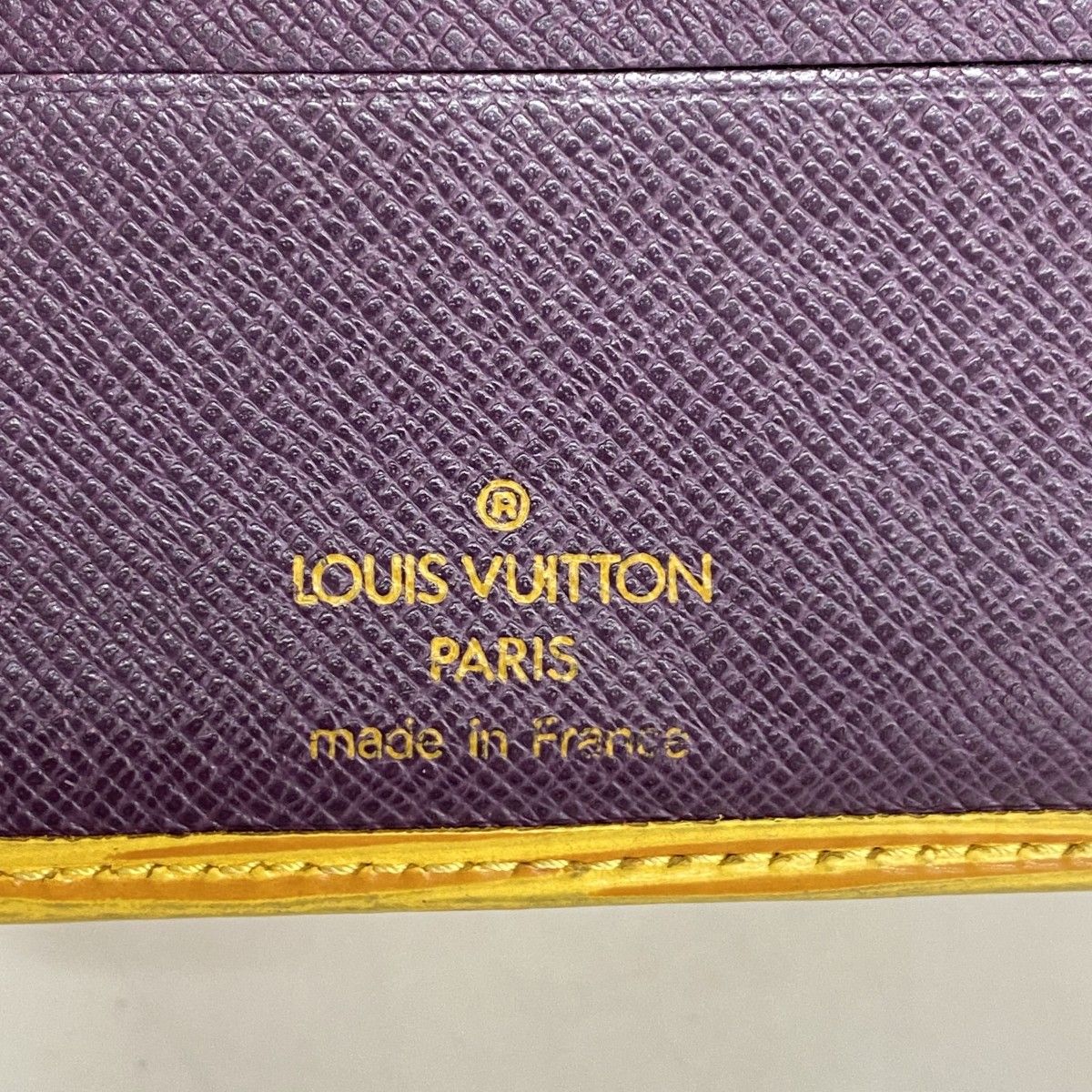 Louis Vuitton Wallet Epi Portobier Compact Jaune — view 4