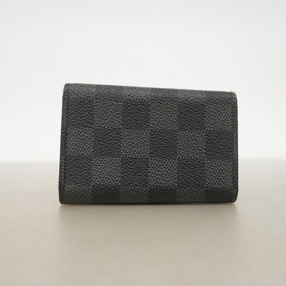 Louis Vuitton Key Case Damier Graphite Multicles 6 Black Gray Key Holder — view 7