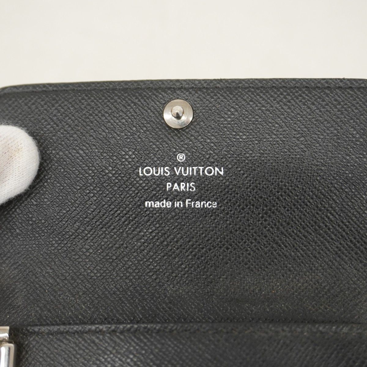 Louis Vuitton Key Case Damier Graphite Multicles 6 Black Gray Key Holder — view 4