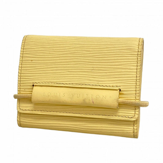 Louis Vuitton Wallet Epi Porte-Monnaie Elastic Vanilla