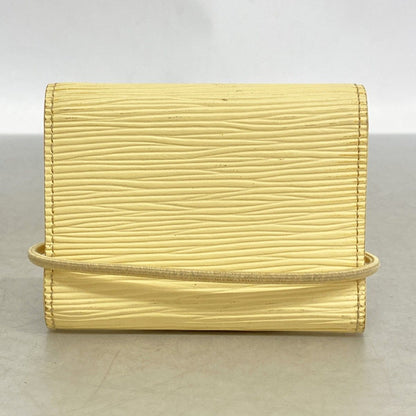 Louis Vuitton Wallet Epi Porte-Monnaie Elastic Vanilla — view 9