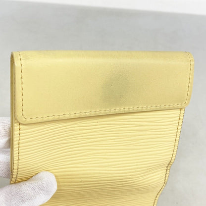 Louis Vuitton Wallet Epi Porte-Monnaie Elastic Vanilla — view 5