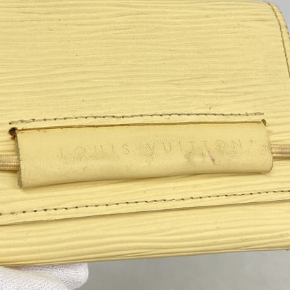 Louis Vuitton Wallet Epi Porte-Monnaie Elastic Vanilla — view 6