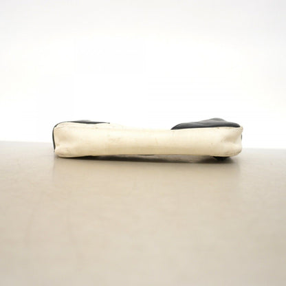 Chanel Handbag Cambon Lambskin Black White Silver — view 3