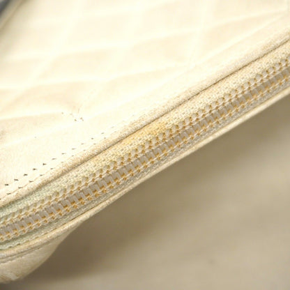 Chanel Handbag Cambon Lambskin Black White Silver — view 8