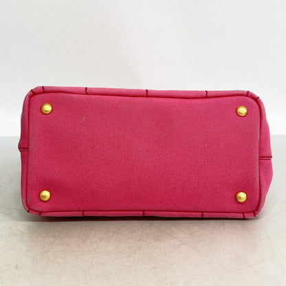 Prada Tote Canapa Canvas Pink Gold — view 3