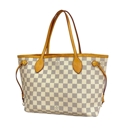 Louis Vuitton Tote Damier Azur Neverfull PM White
