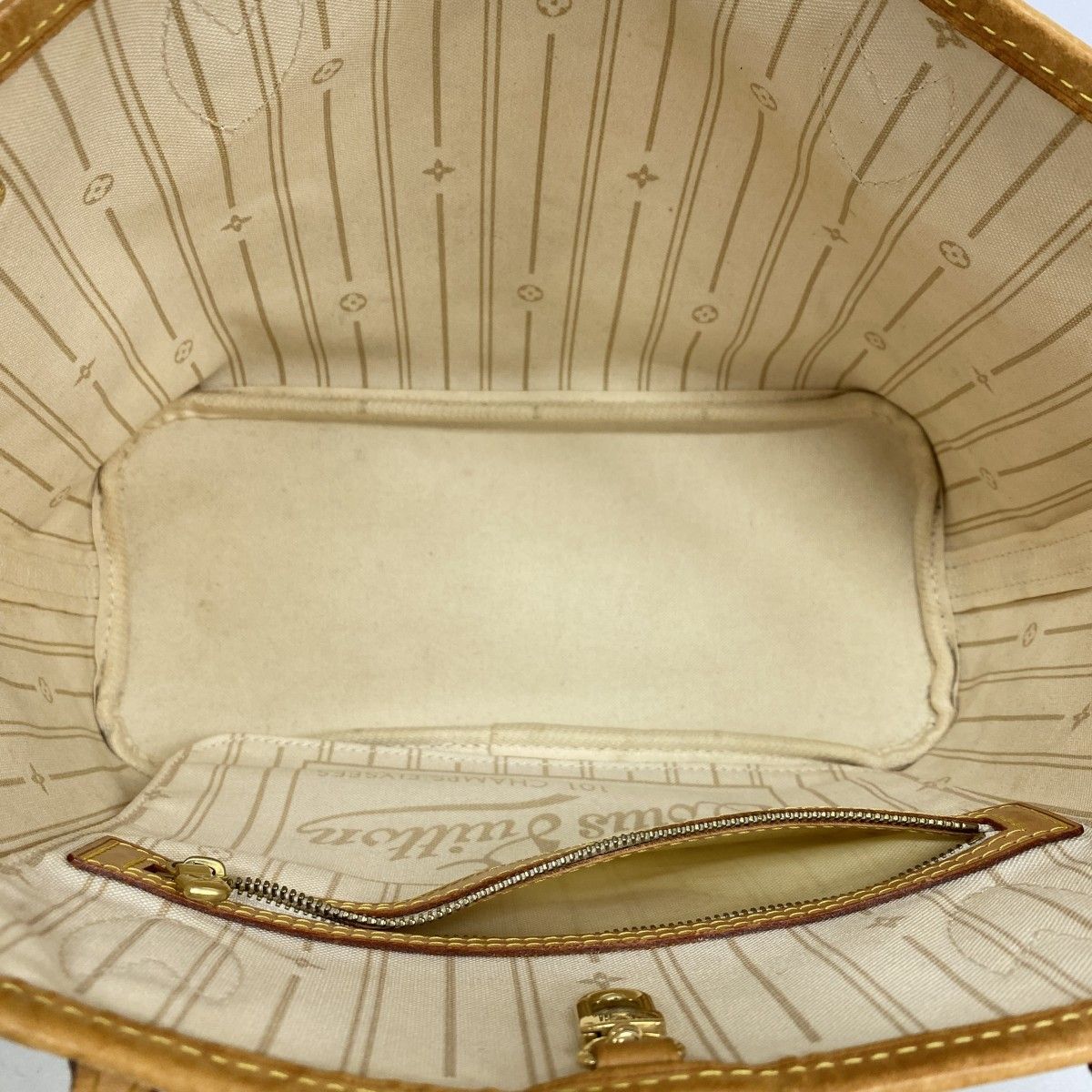 Louis Vuitton Tote Damier Azur Neverfull PM White — view 4
