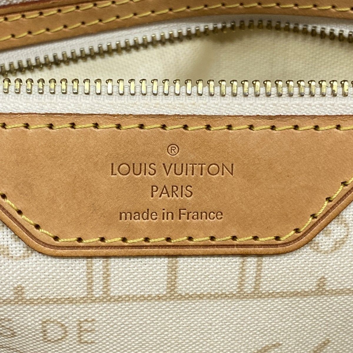 Louis Vuitton Tote Damier Azur Neverfull PM White — view 5