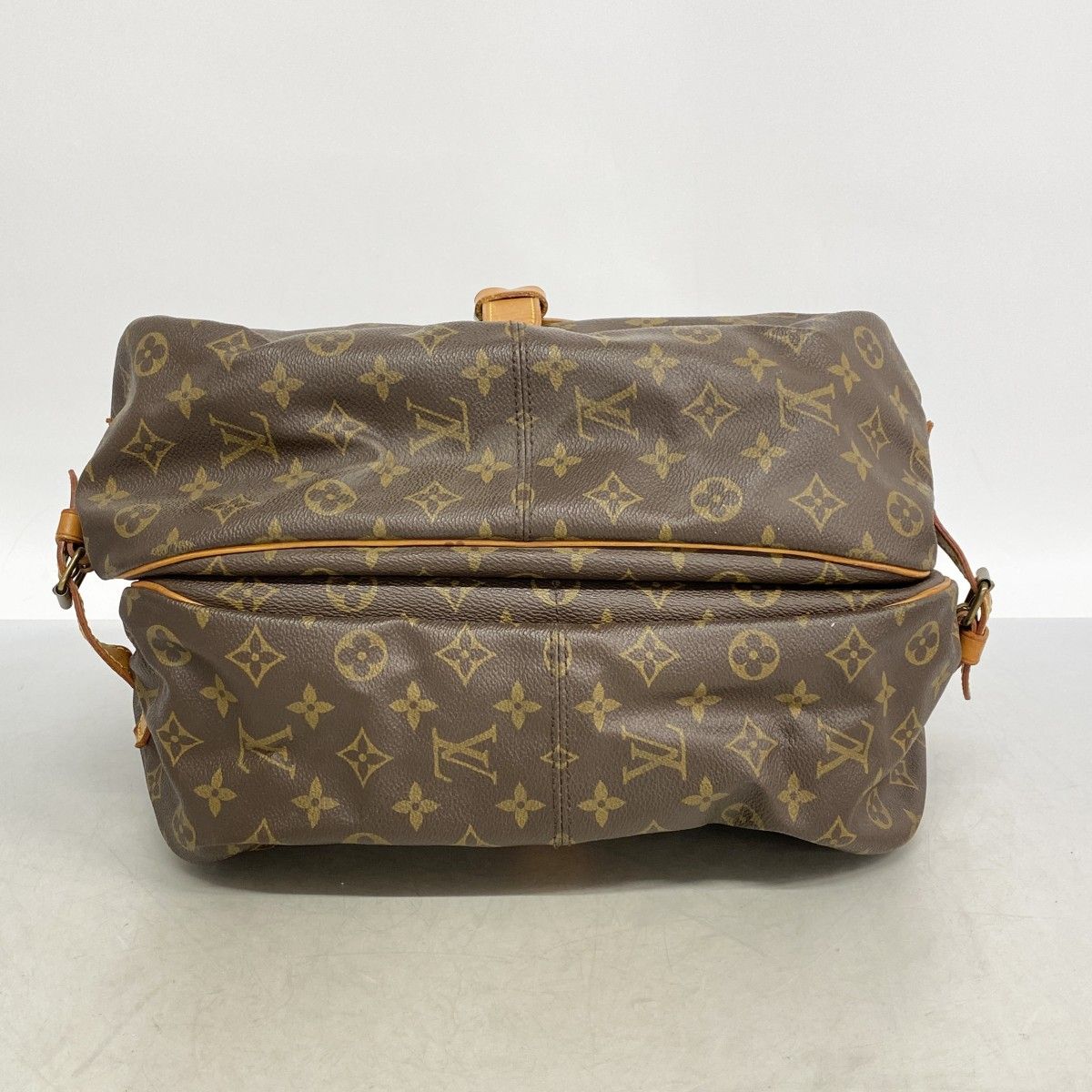 Louis Vuitton Shoulder Bag Monogram Saumur 35 Brown — view 3