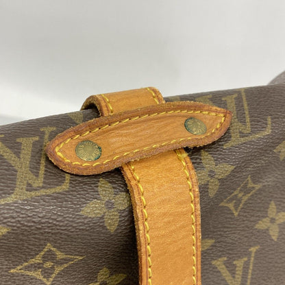 Louis Vuitton Shoulder Bag Monogram Saumur 35 Brown — view 9