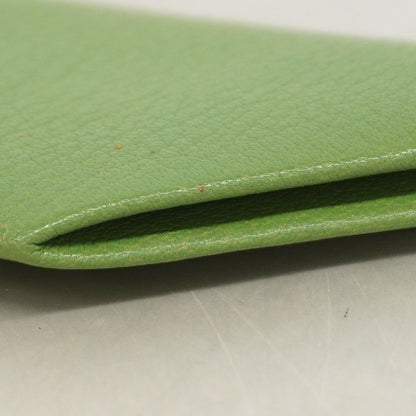 Hermes Coin Case Van Quatre Chevre Misor Vert Bengal Silver — view 5