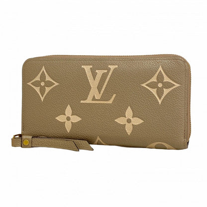 Louis Vuitton Wallet Monogram Empreinte Bicolor Zippy Tourterelle Cles