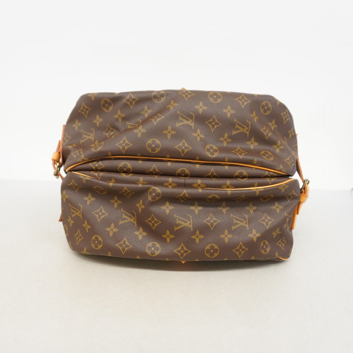 Louis Vuitton Shoulder Bag Monogram Saumur 35 Brown — view 3