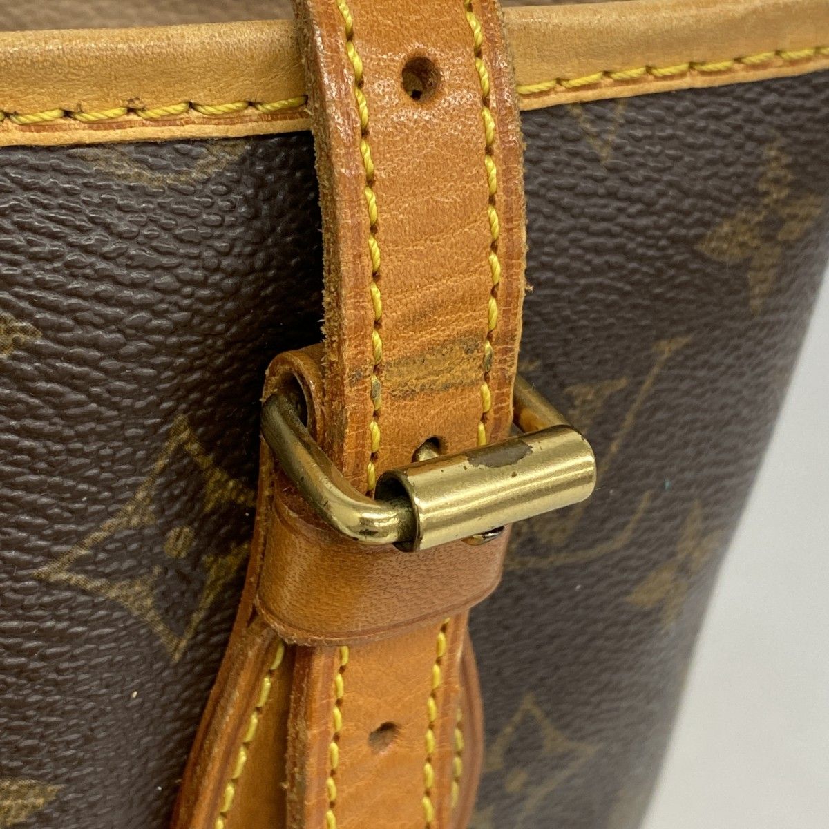 Louis Vuitton Tote Monogram Bucket PM Brown — view 8