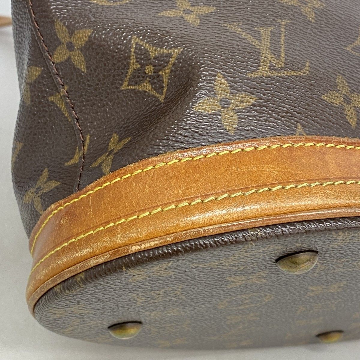 Louis Vuitton Tote Monogram Bucket PM Brown — view 7