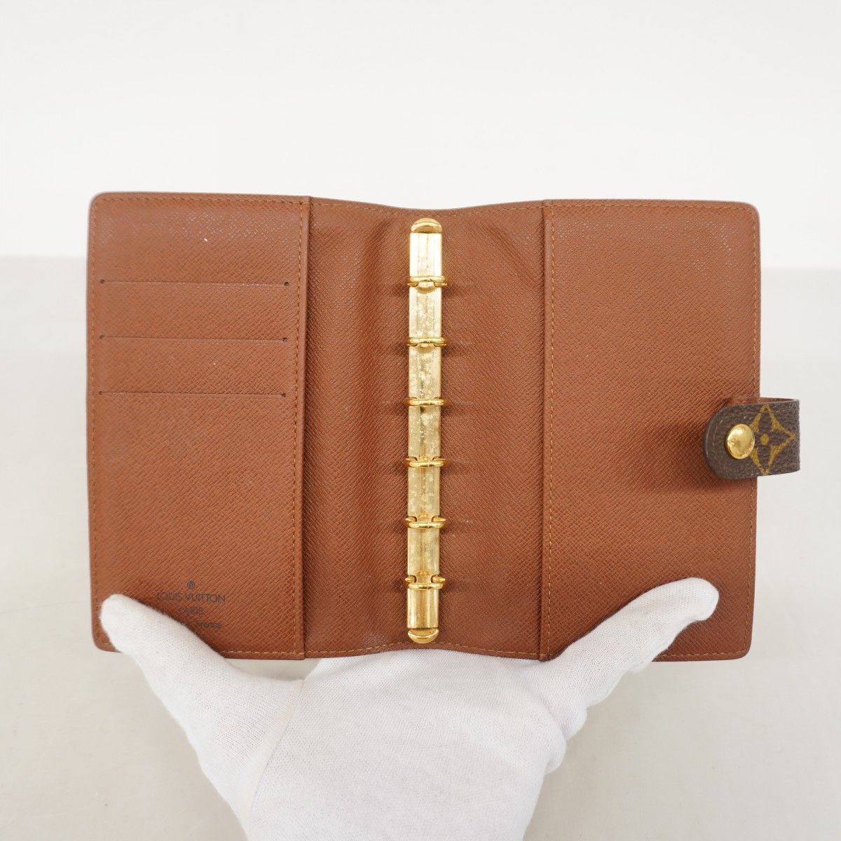 Louis Vuitton Notebook Cover Monogram Agenda PM Brown — view 3